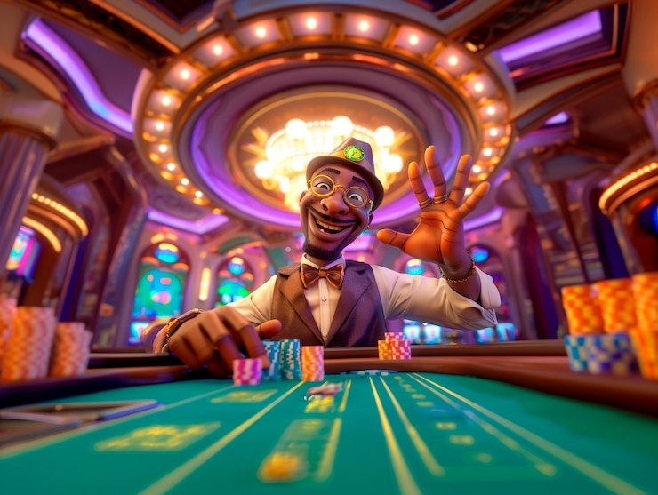 Lucky Neko slot game interface on jebol togell platform